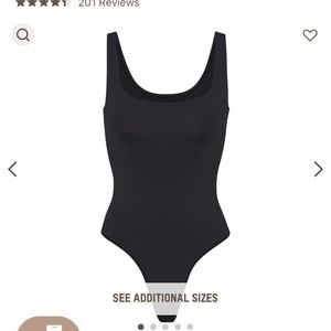 NWT SKIMS Soft Smoothing Seamless Thong Bodysuit